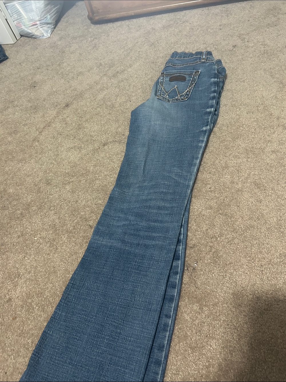 Wrangler Women's Medium Blue Flare Jeans